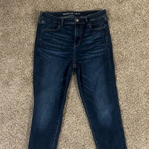 American Eagle Next Level Stretch Skinny Jeans Dark Wash